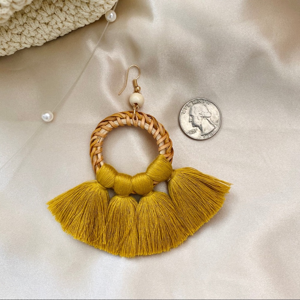❤️‍🔥𝕤𝕒𝕝𝕖❤️‍🔥 tassel earrings - Picture 4 of 5